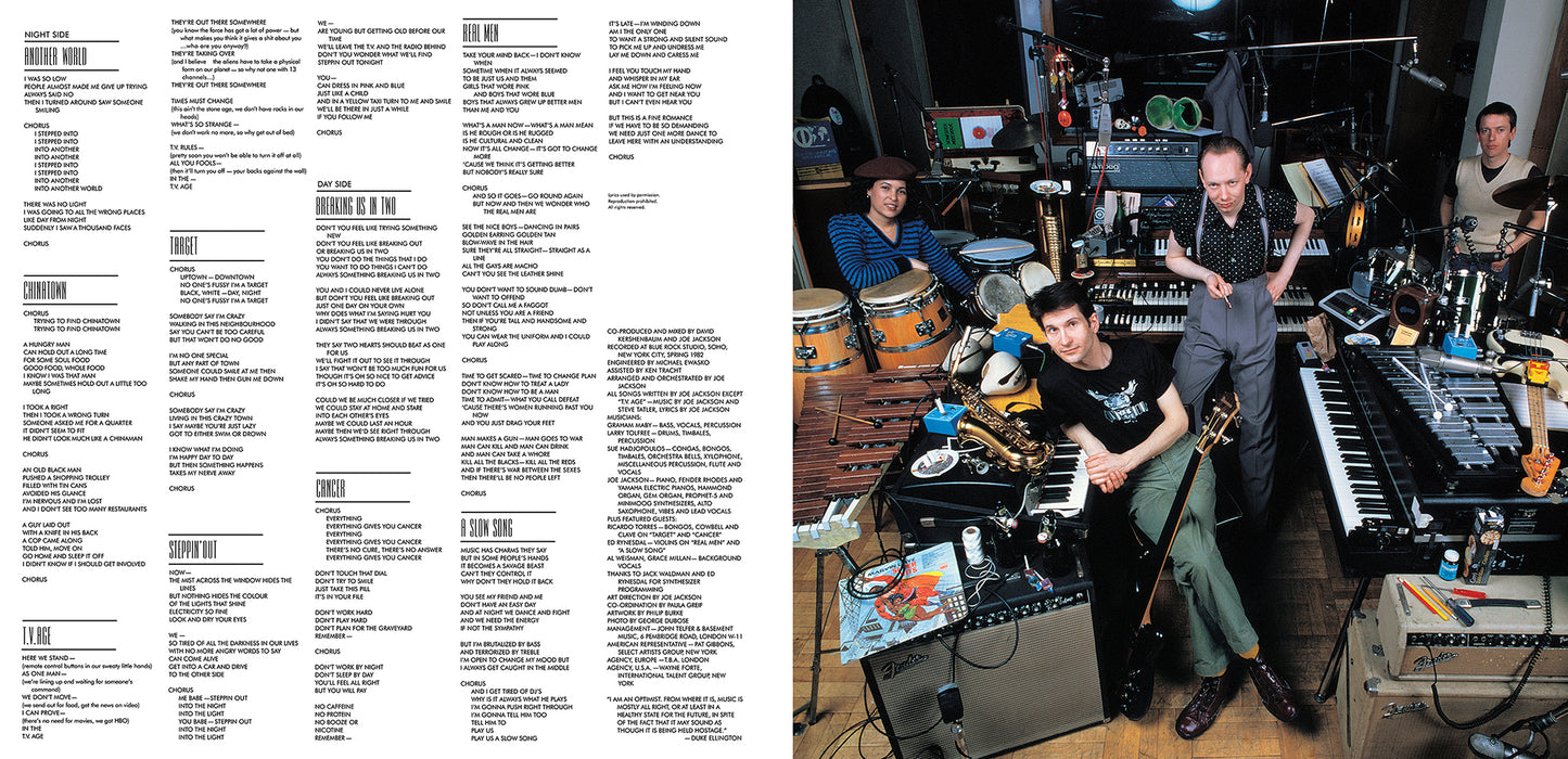 Joe Jackson "Night and Day" 150G LP SHIPPING NOW