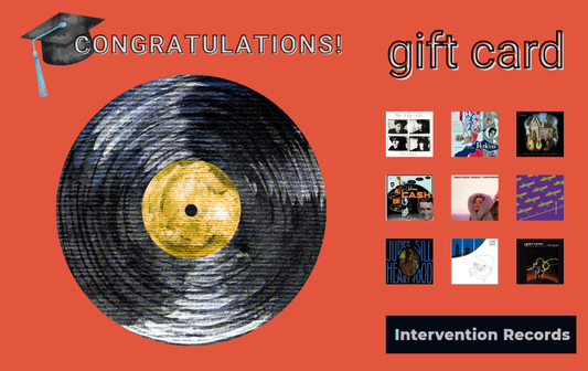 Intervention Records Gift Card Graduation