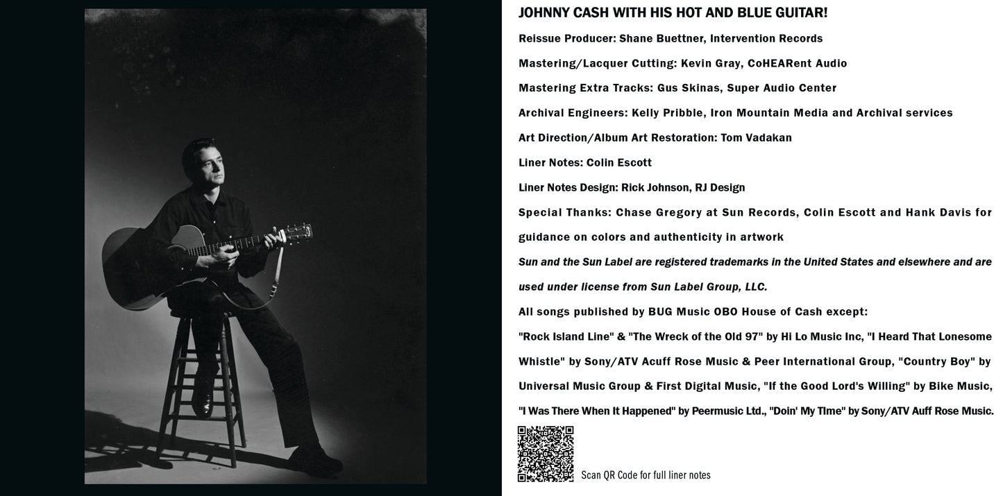 Johnny Cash "Johnny Cash with His Hot and Blue Guitar" CD/SACD PRE-ORDER