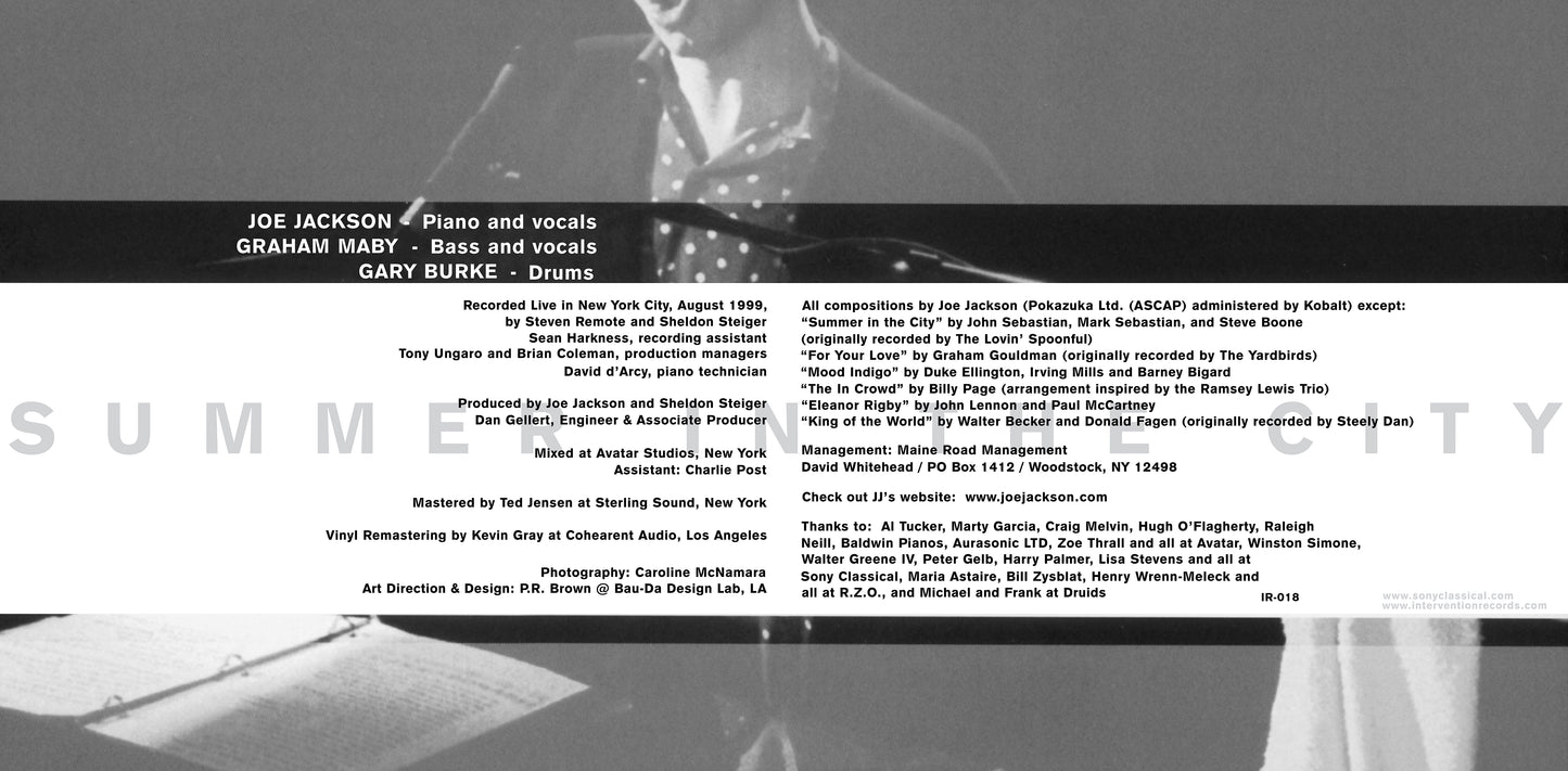 Joe Jackson "Summer in the City" CD/SACD (SHIPPING NOW!)