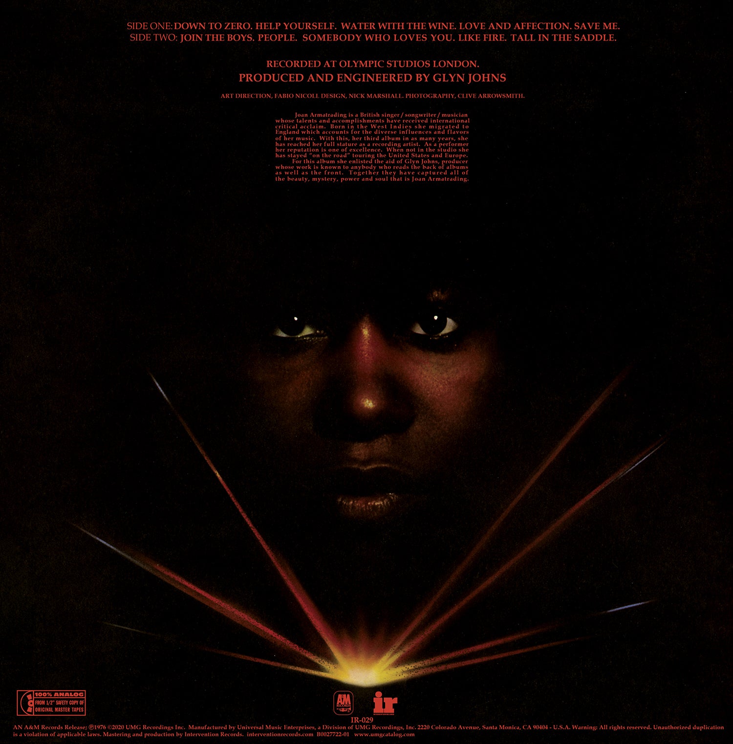 Joan Armatrading CD/SACD (SHIPPING NOW!) – Intervention Records